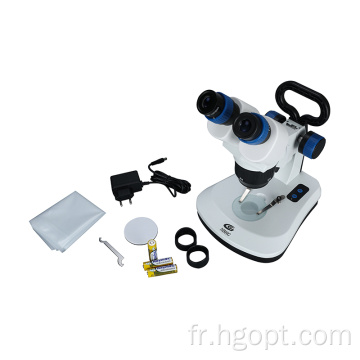 Microscope stéréo de haute qualité à usage en laboratoire